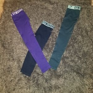 Bundle of 3 gymshark leggings SMALL